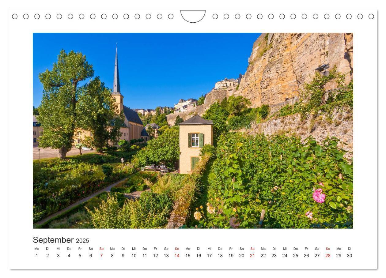 Bild: 9783435592586 | LUXEMBURG Stadt der Kontraste (Wandkalender 2025 DIN A4 quer),...