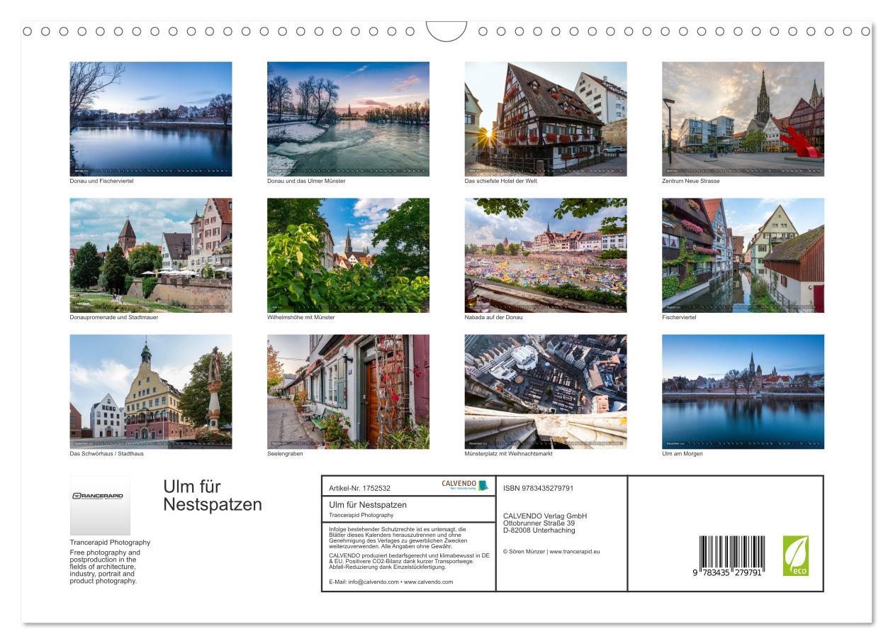 Bild: 9783435279791 | Ulm für Nestspatzen (Wandkalender 2025 DIN A3 quer), CALVENDO...