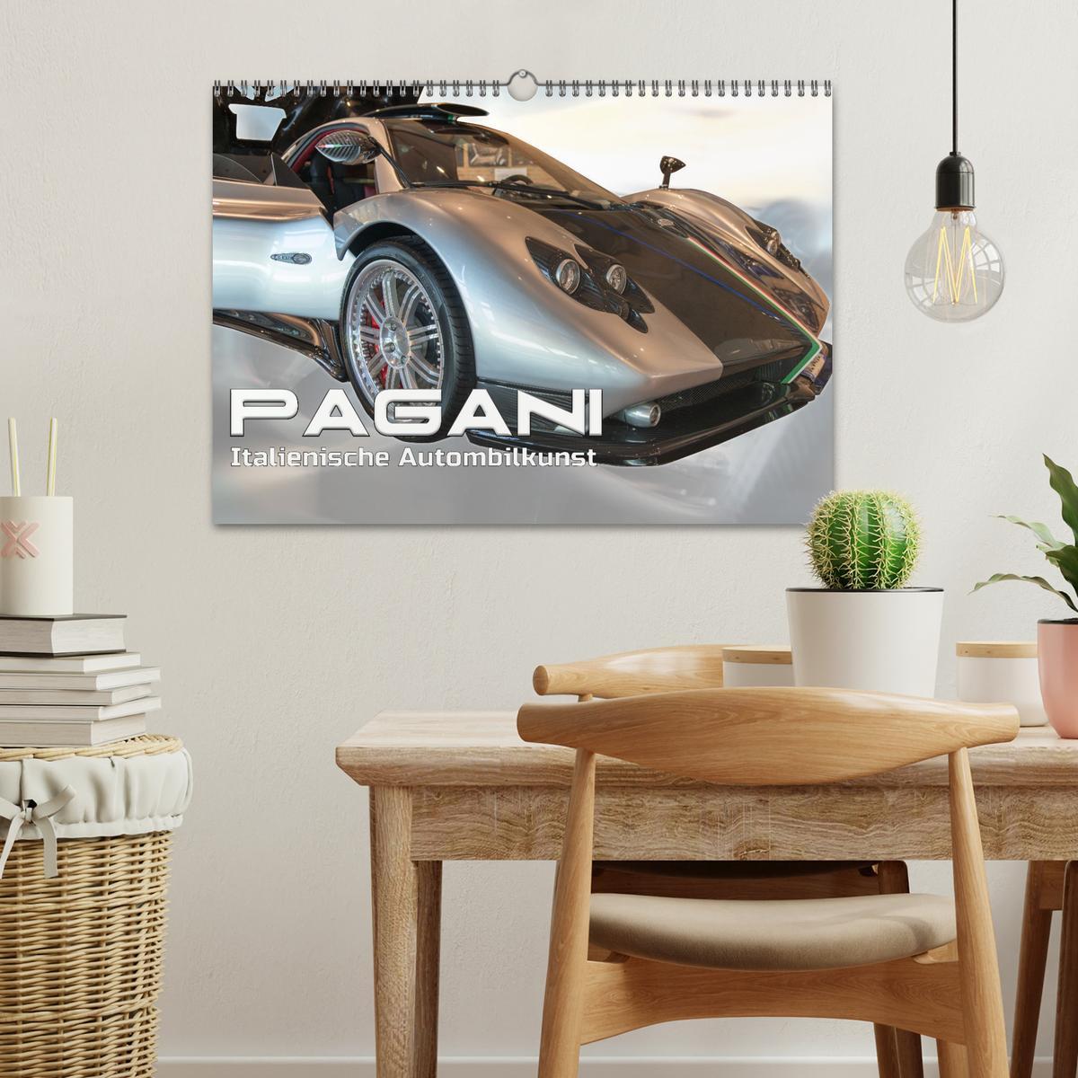 Bild: 9783383871955 | Pagani italienische Automobilkunst (Wandkalender 2025 DIN A3 quer),...