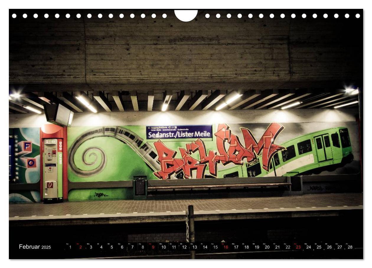 Bild: 9783435737376 | U-Bahn-Stationen Hannover (Wandkalender 2025 DIN A4 quer), CALVENDO...