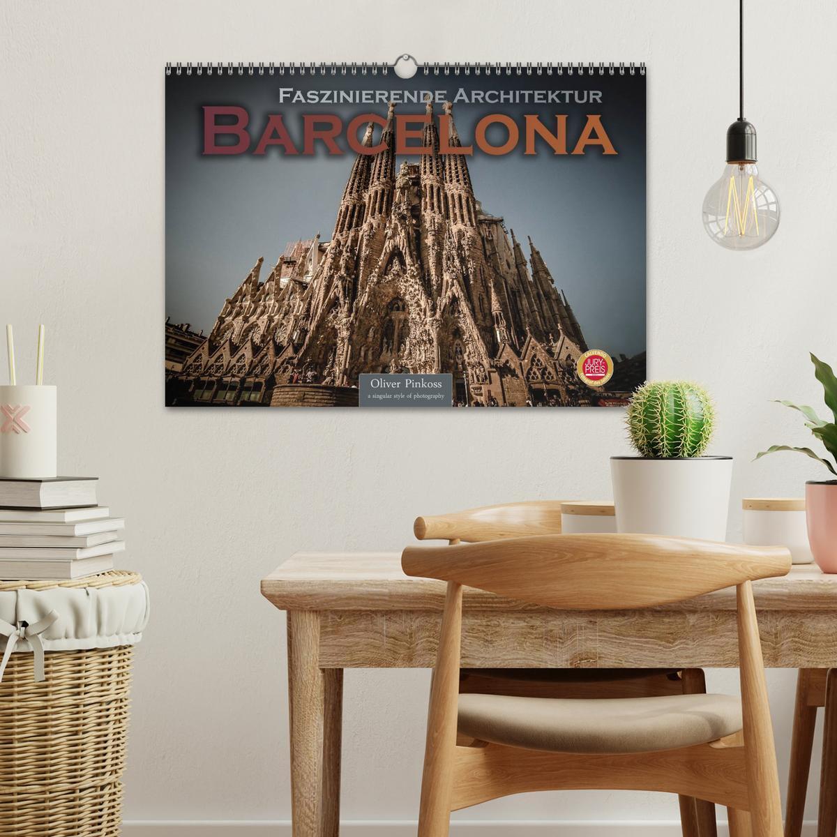 Bild: 9783435611690 | Barcelona - Faszinierende Architektur (Wandkalender 2025 DIN A3...