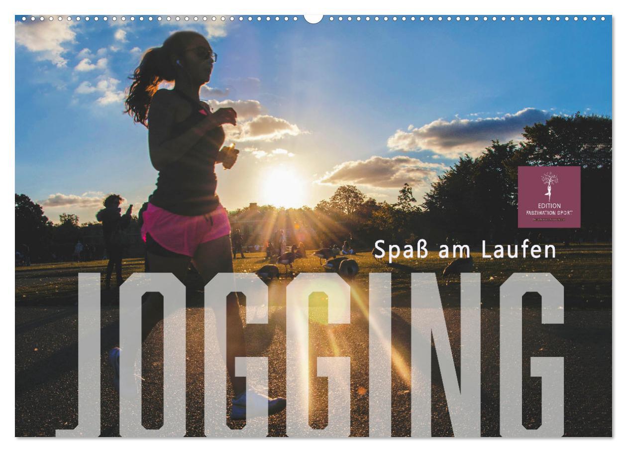 Cover: 9783435097494 | Jogging - Spaß am Laufen (Wandkalender 2025 DIN A2 quer), CALVENDO...