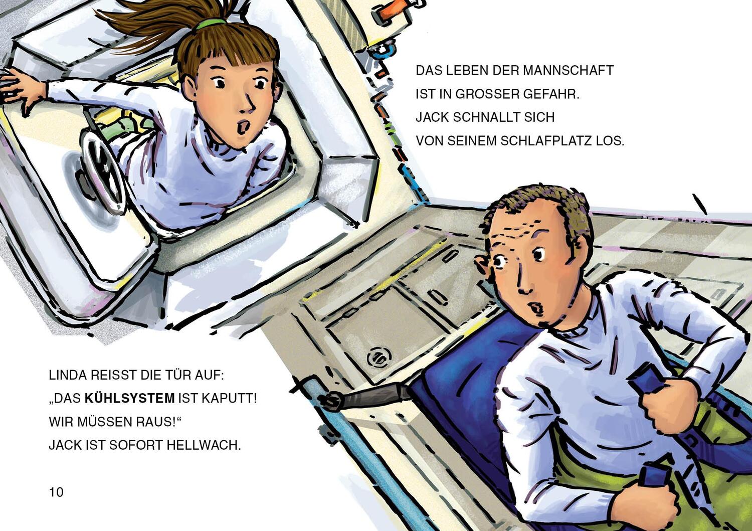 Bild: 9783743205116 | Leselöwen 1. Klasse - Alarm auf der Weltraumstation | Annette Neubauer