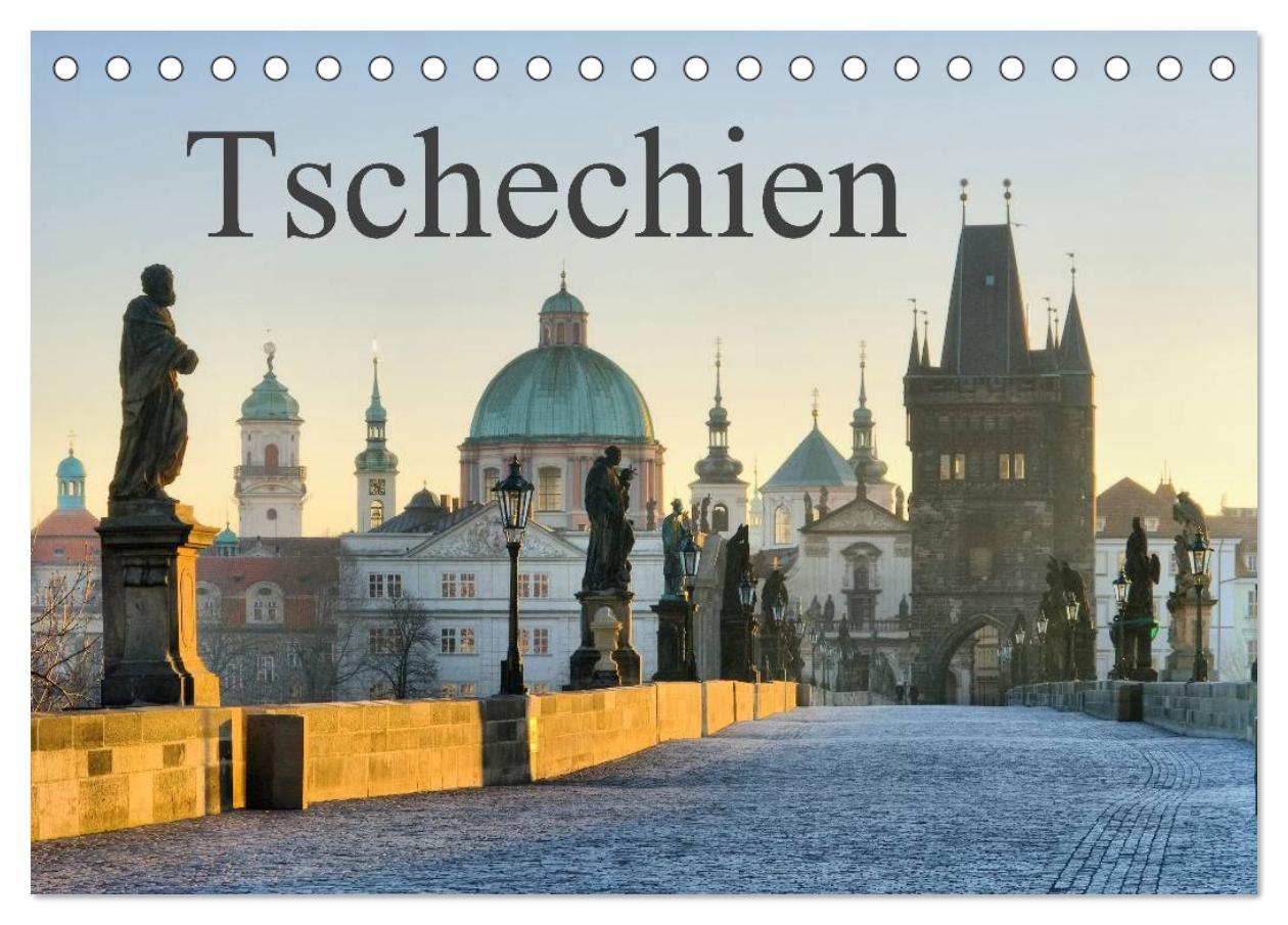 Cover: 9783435731176 | Tschechien (Tischkalender 2025 DIN A5 quer), CALVENDO Monatskalender