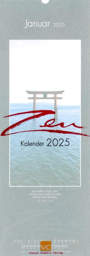 Cover: 9783948276317 | Zen-Kalender 2025 | Kalender | 14 S. | Deutsch | 2025 | Vision Creativ