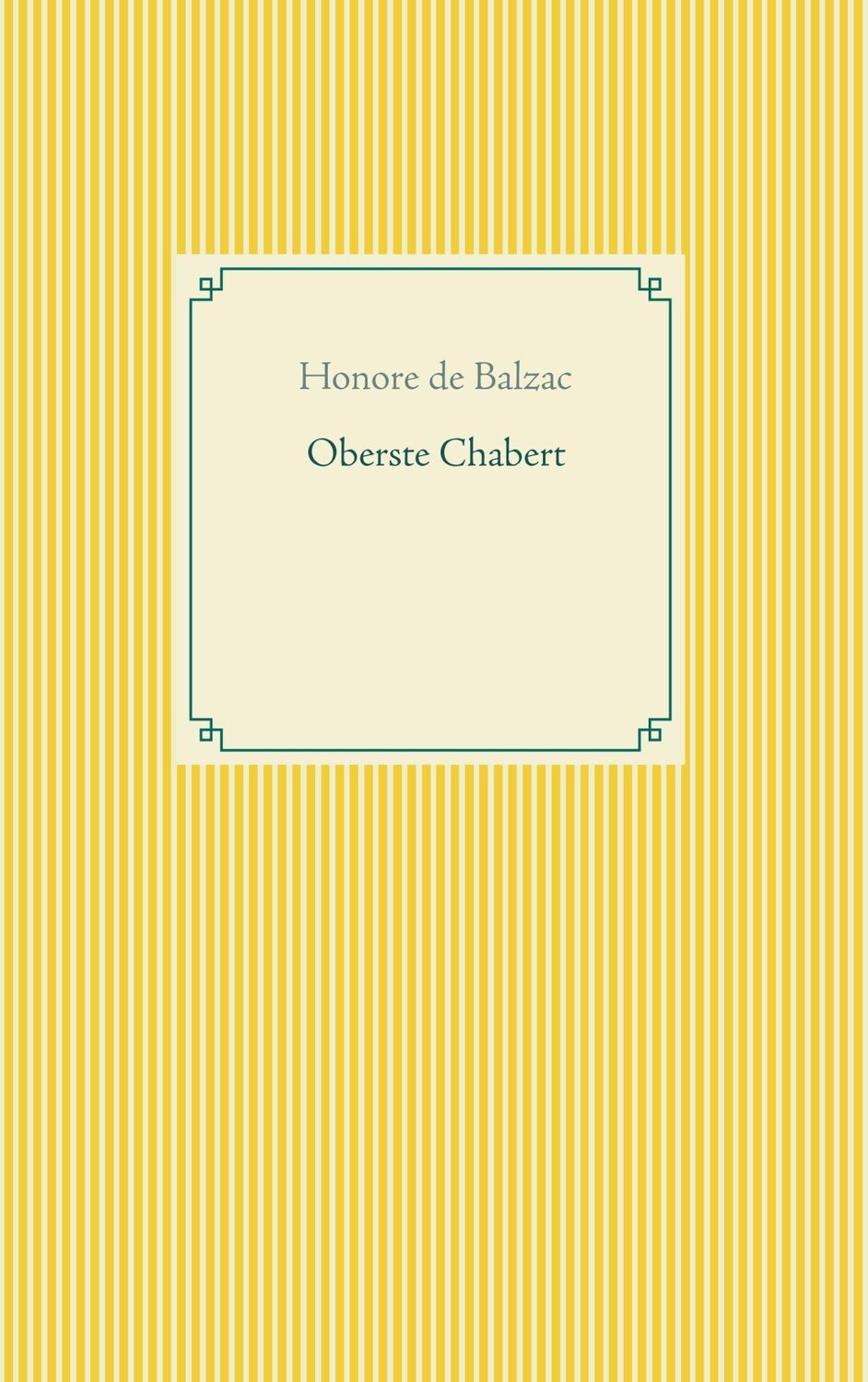 Cover: 9783750438354 | Oberste Chabert | Honore de Balzac | Taschenbuch | Paperback | 88 S.