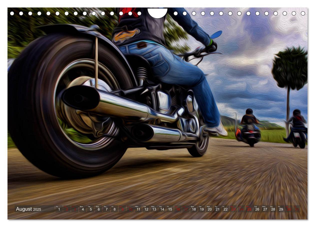 Bild: 9781325948840 | Images of Harley Davidson (Wall Calendar 2025 DIN A4 landscape),...