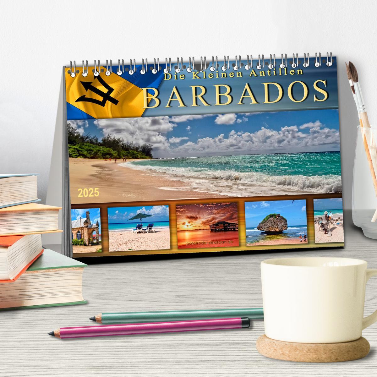 Bild: 9783435450657 | Die kleinen Antillen - Barbados (Tischkalender 2025 DIN A5 quer),...