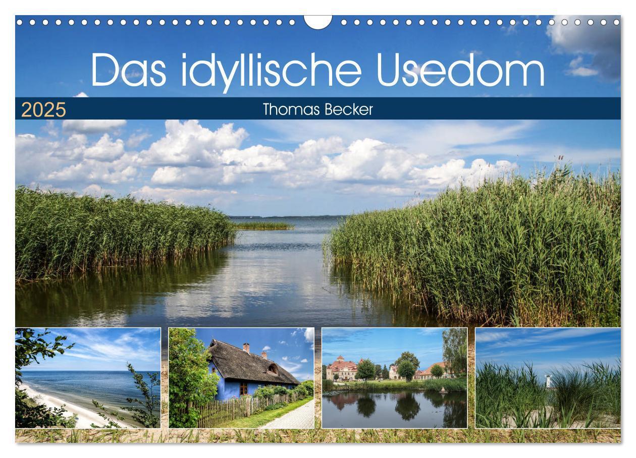 Cover: 9783435440139 | Das idyllische Usedom (Wandkalender 2025 DIN A3 quer), CALVENDO...