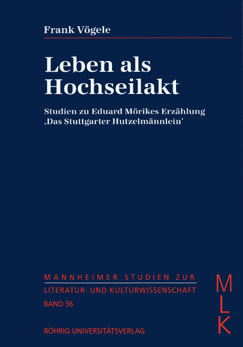 Cover: 9783861103851 | Leben als Hochseilakt.Studien zu Eduard Mörikes Erzählung 'Das...