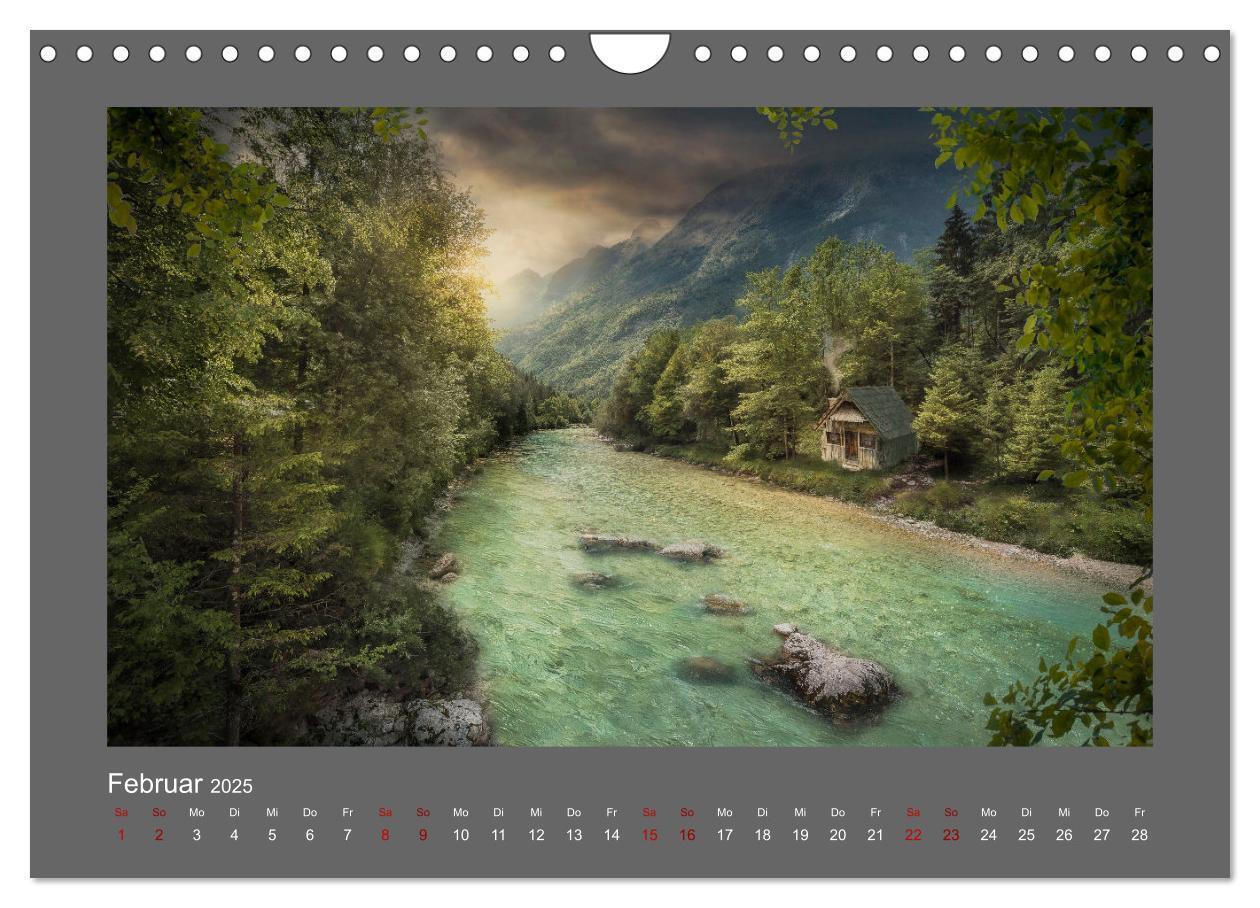 Bild: 9783383988608 | Vom Zauber der Einsamkeit (Wandkalender 2025 DIN A4 quer), CALVENDO...