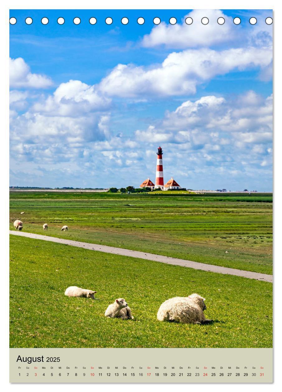 Bild: 9783435963140 | NORDSEEFLAIR - St. Peter Ording und Westerhever (Tischkalender 2025...