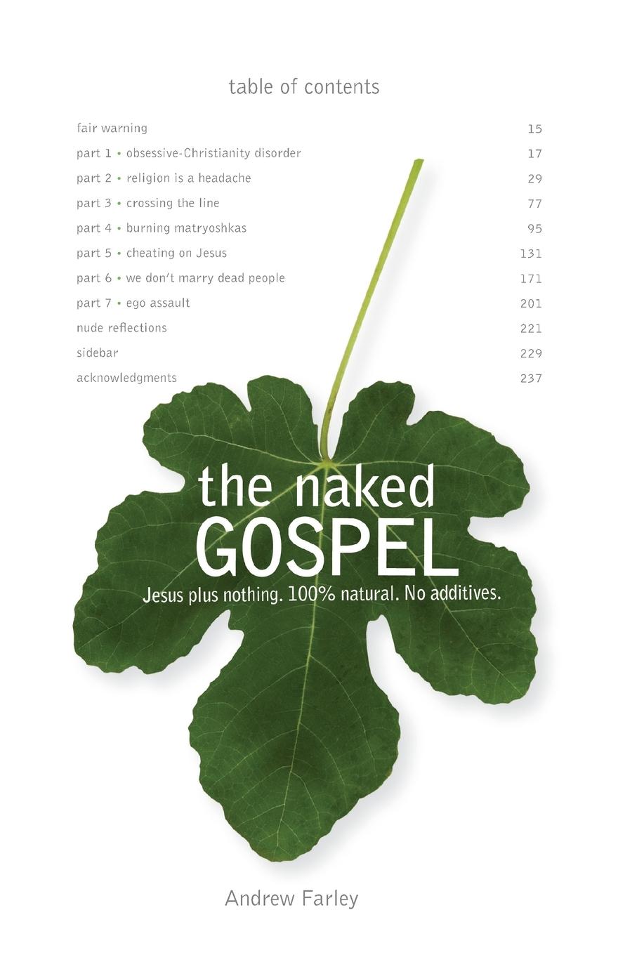 Cover: 9780310293064 | The Naked Gospel | Truth You May Never Hear in Church | Andrew Farley