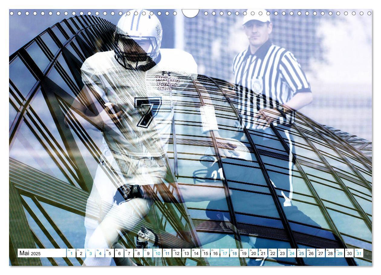 Bild: 9783435450596 | HEROES - American Football (Wandkalender 2025 DIN A3 quer),...