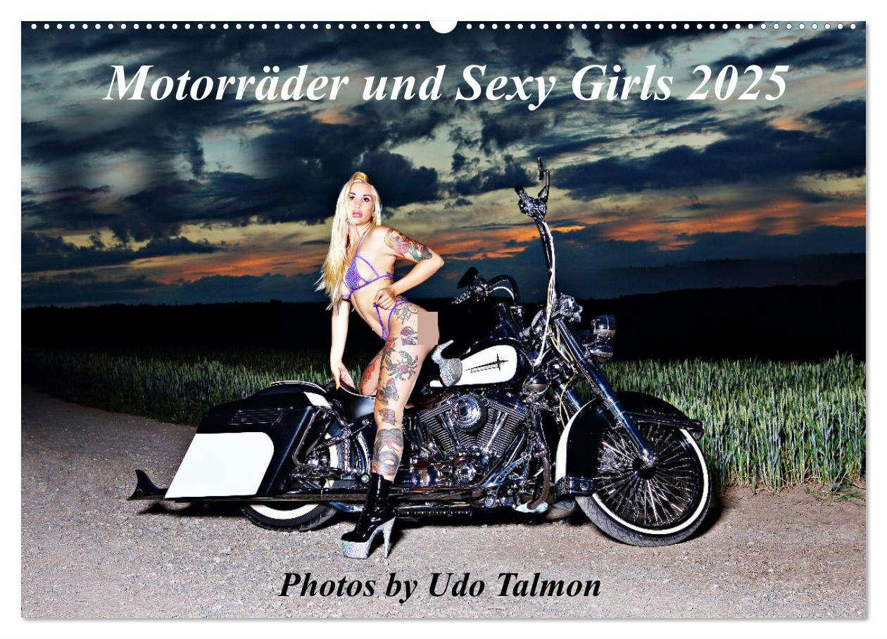 Cover: 9783383964152 | Motorräder und Sexy Girls (Wandkalender 2025 DIN A2 quer), CALVENDO...