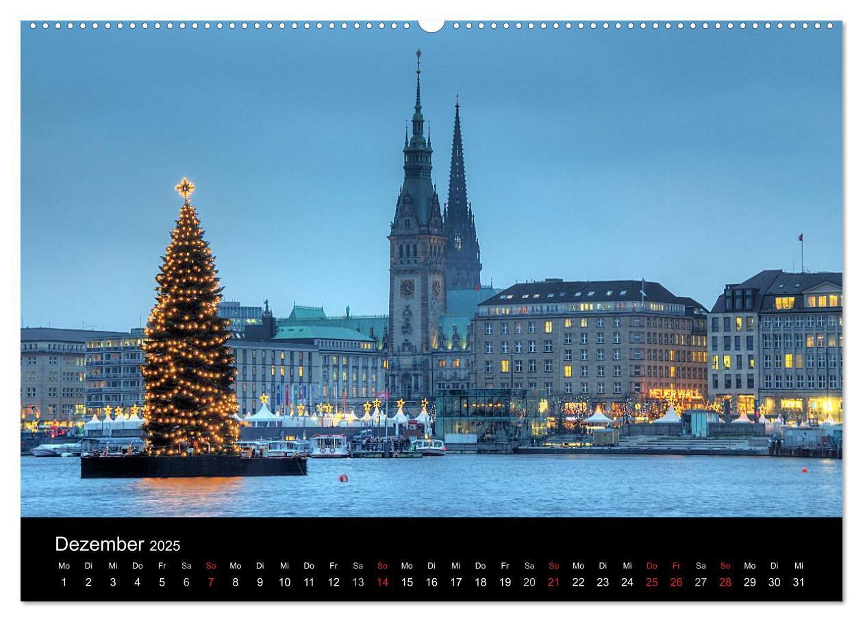 Bild: 9783435759255 | Hamburg (Wandkalender 2025 DIN A2 quer), CALVENDO Monatskalender