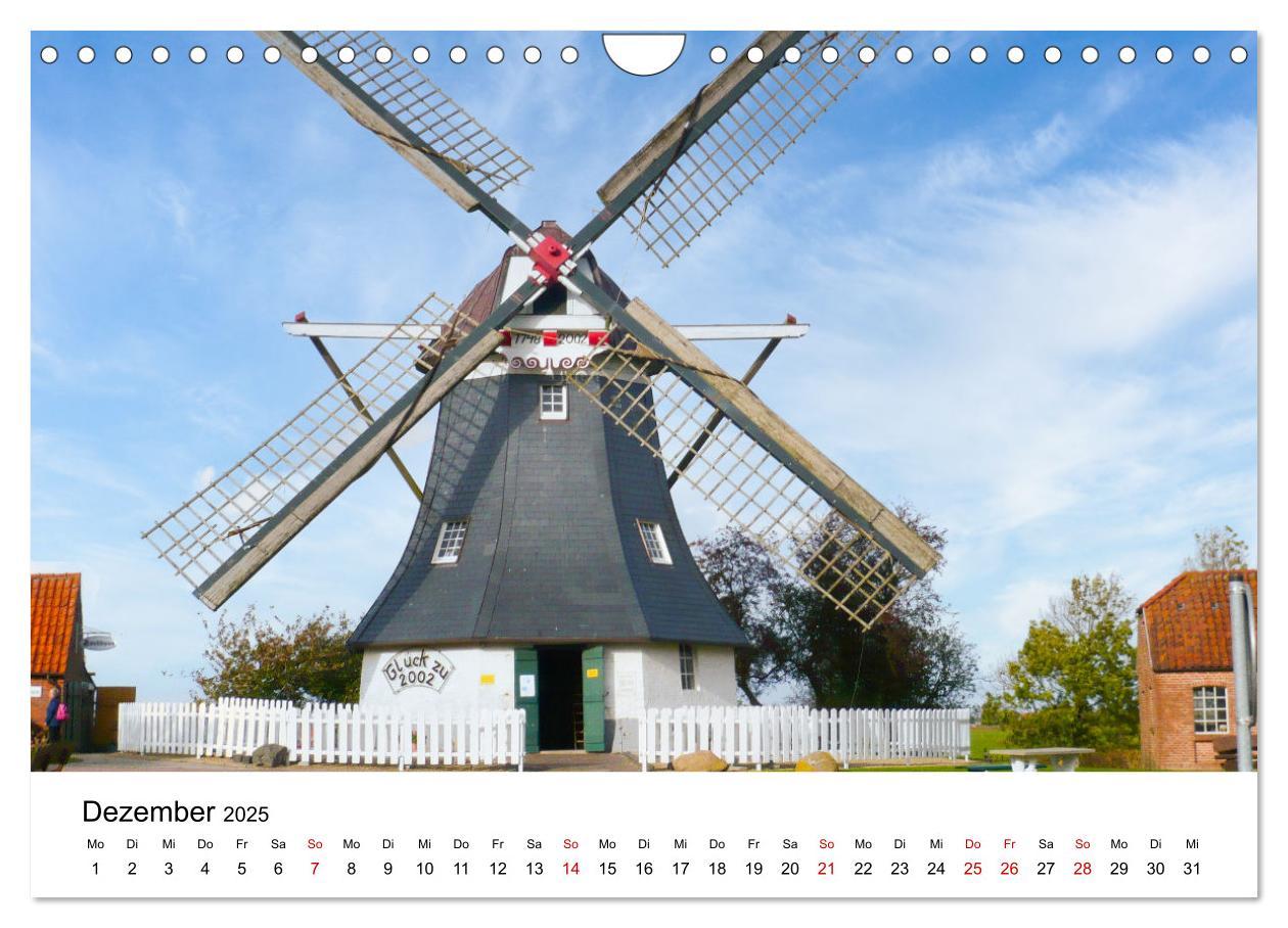 Bild: 9783435152940 | Ostfriesische Mühlenlandschaft (Wandkalender 2025 DIN A4 quer),...