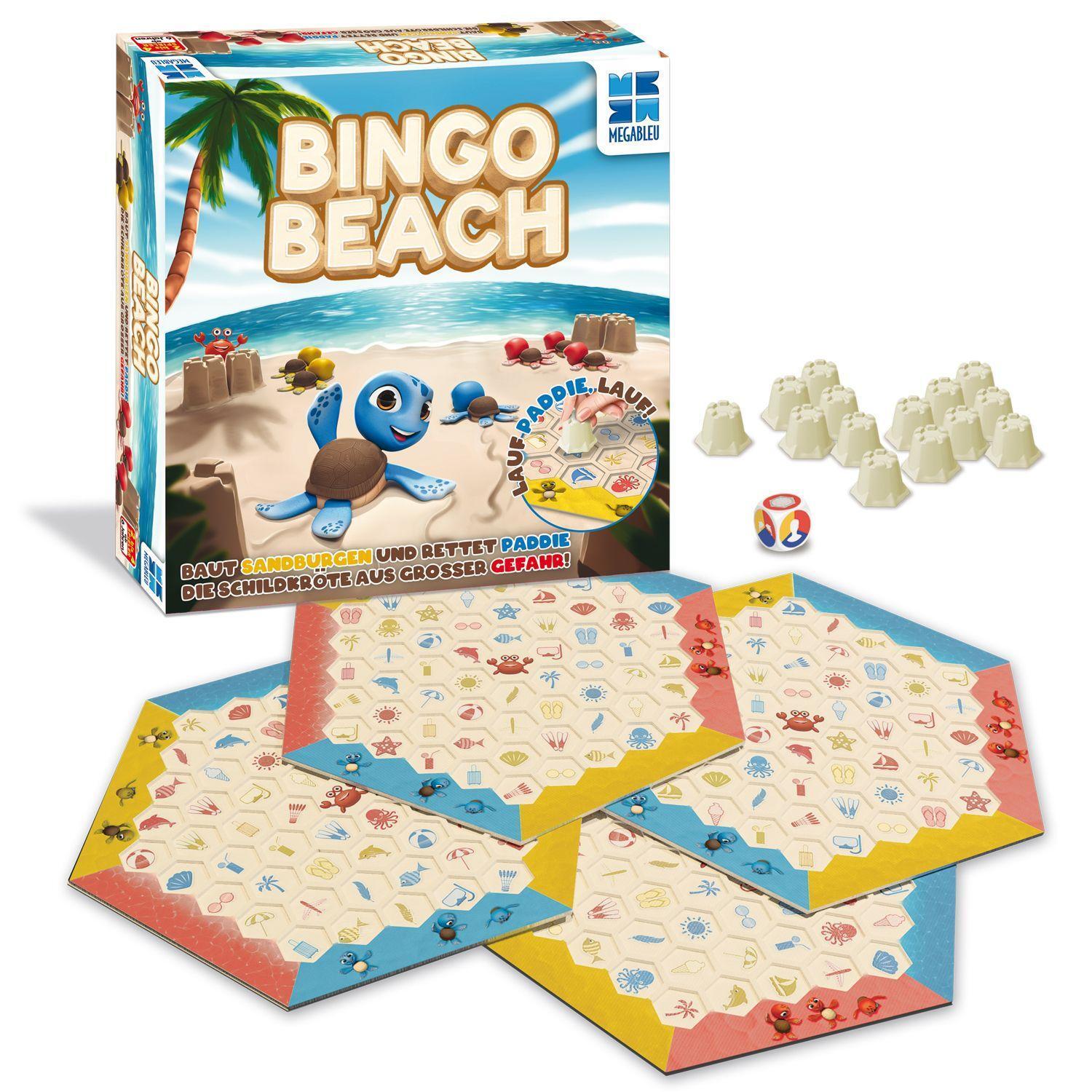 Bild: 3760046784957 | Bingo Beach | Megableu | Spiel | Deutsch | 2022 | Huch & Friends