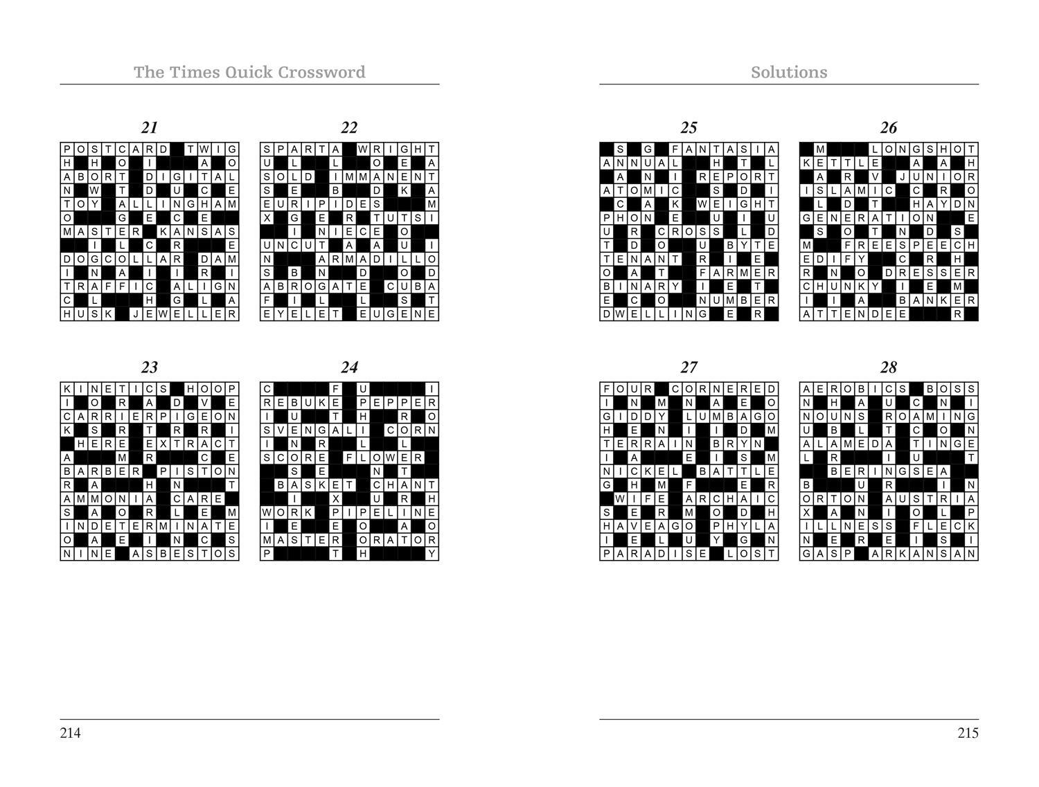 Bild: 9780008537975 | The Times Quick Crossword Book 27 | The Times Mind Games | Taschenbuch