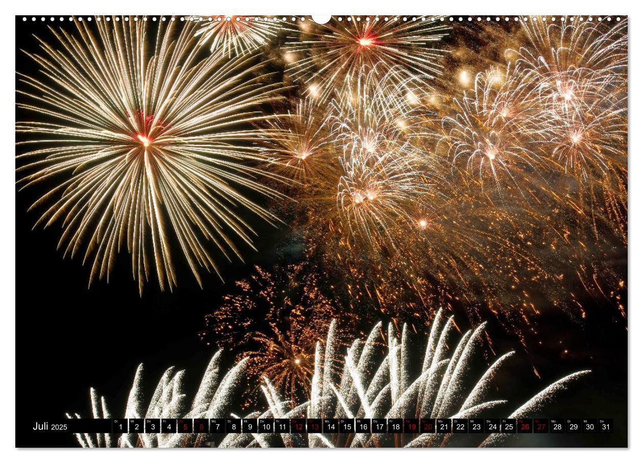 Bild: 9783435062522 | Feuerwerk - Kunstwerke am Himmel (Wandkalender 2025 DIN A2 quer),...