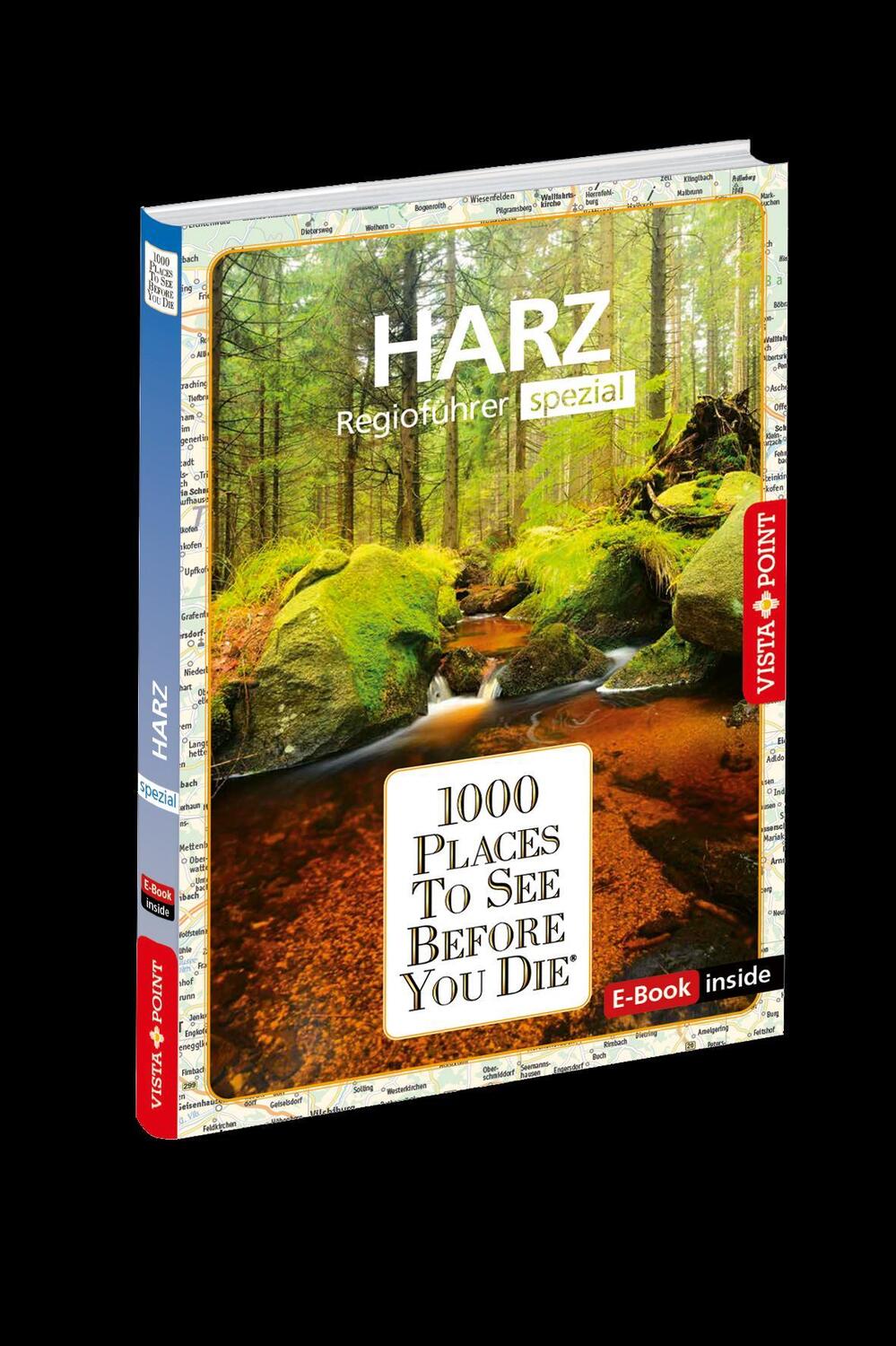 Cover: 9783961417254 | 1000 Places-Regioführer Harz | Regioführer spezial (E-Book inside)