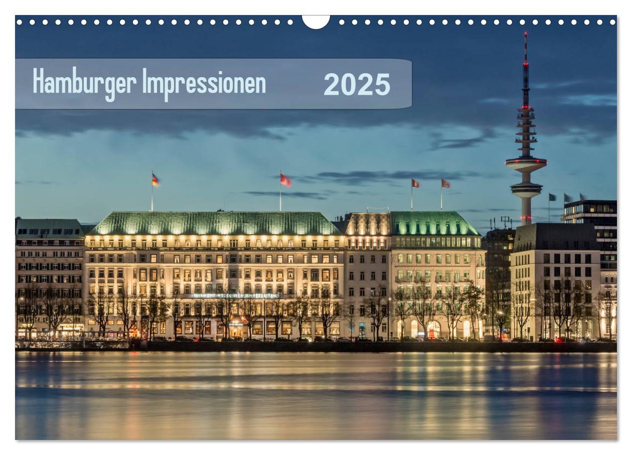 Cover: 9783435322749 | Hamburger Impressionen 2025 (Wandkalender 2025 DIN A3 quer),...