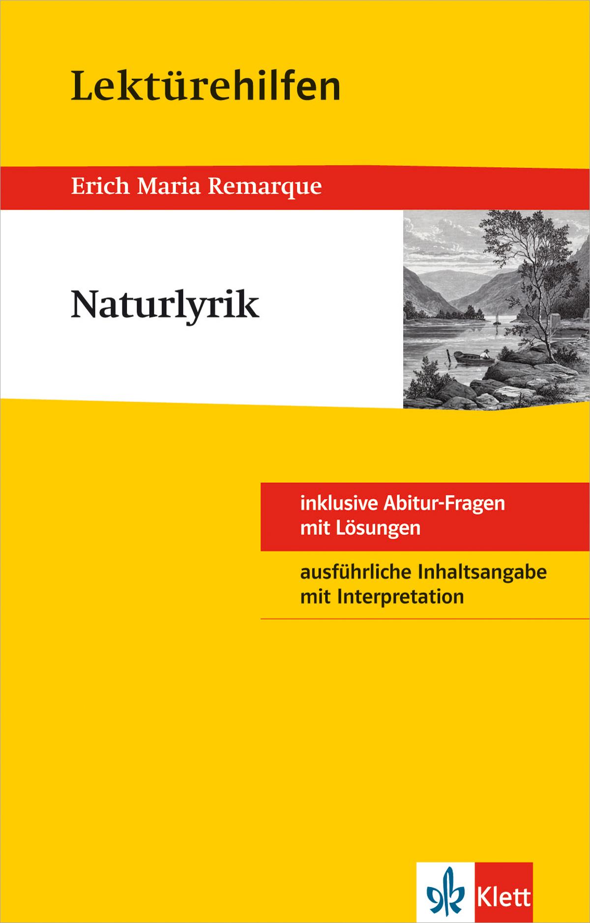 Cover: 9783129230886 | Klett Lektürehilfen Naturlyrik | Günter Krause | Taschenbuch | Deutsch