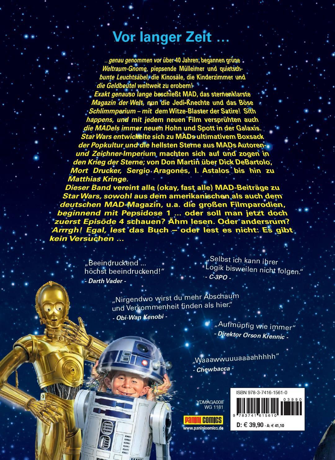 Rückseite: 9783741615610 | MADs Meisterwerke: Star Wars | Buch | Deutsch | 2019