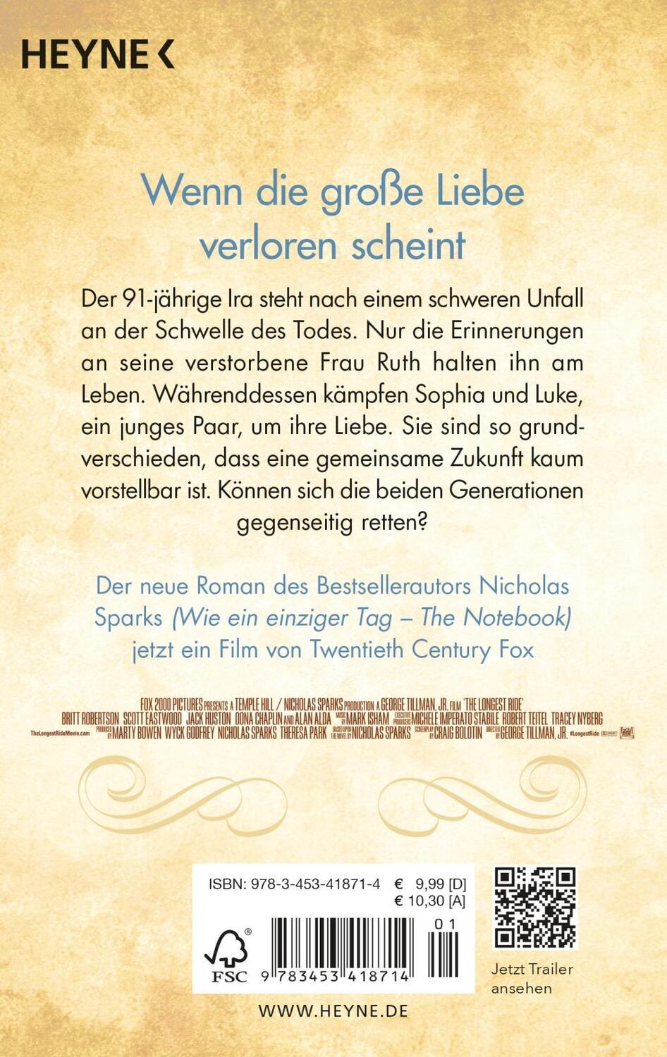 Bild: 9783453418714 | Kein Ort ohne dich | Nicholas Sparks | Taschenbuch | Deutsch | 2015