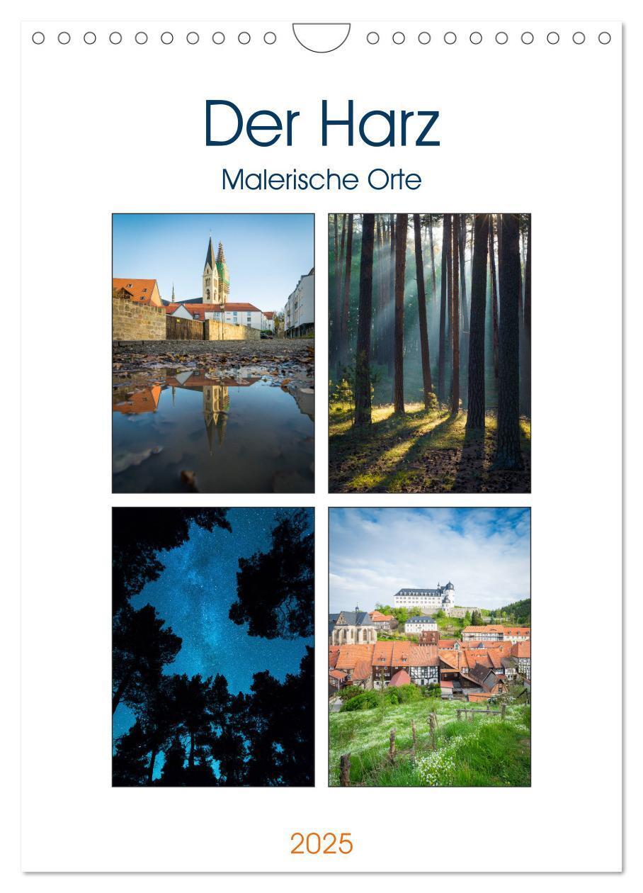 Cover: 9783457006726 | Der Harz - Malerische Orte (Wandkalender 2025 DIN A4 hoch),...