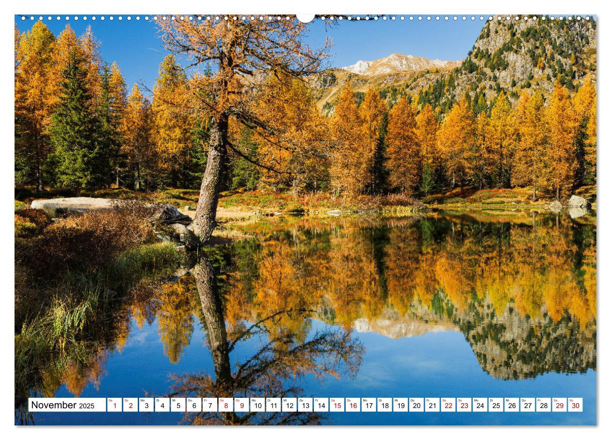 Bild: 9783435125289 | Alpen gespiegelt (Wandkalender 2025 DIN A2 quer), CALVENDO...