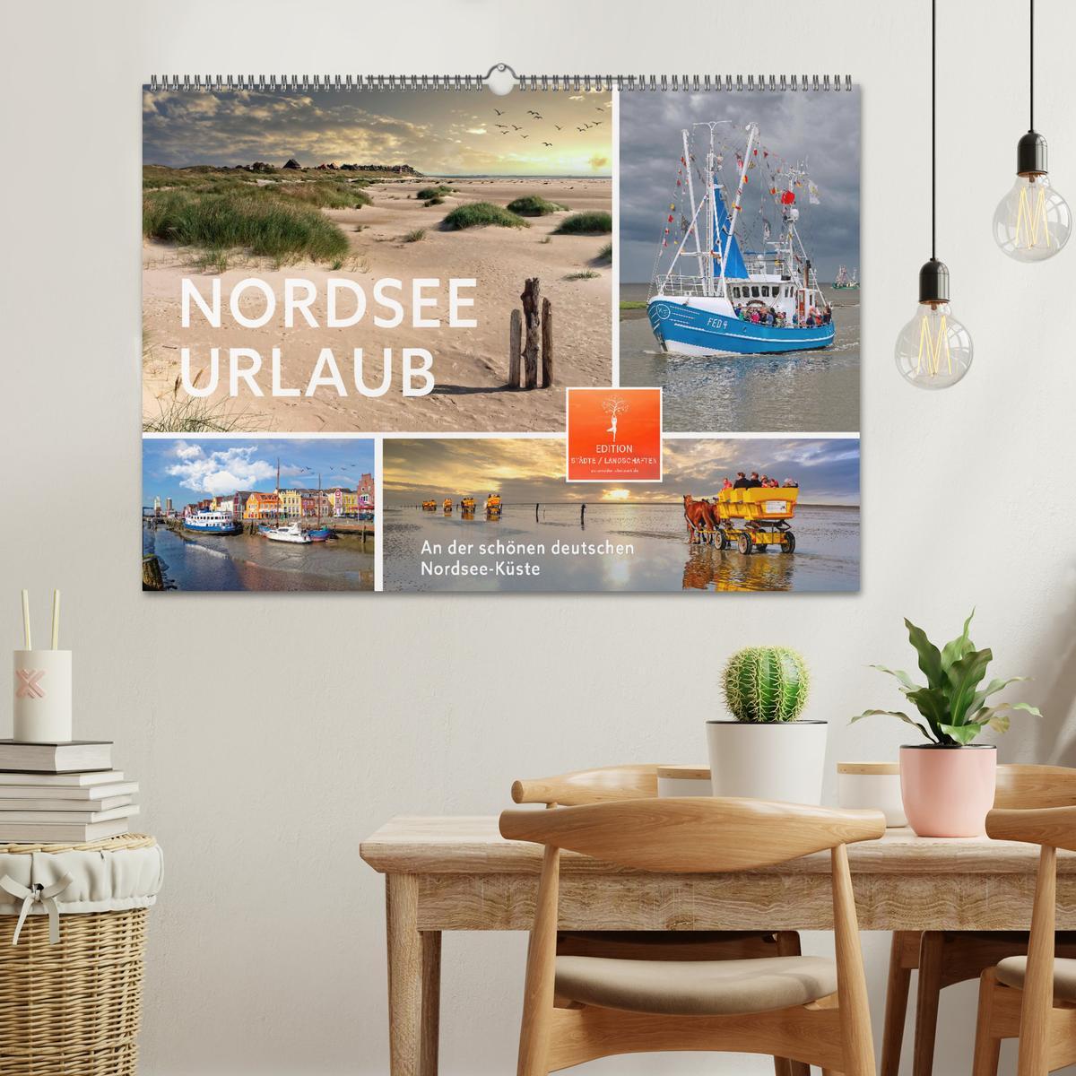 Bild: 9783435030866 | Nordsee-Urlaub (Wandkalender 2025 DIN A2 quer), CALVENDO...