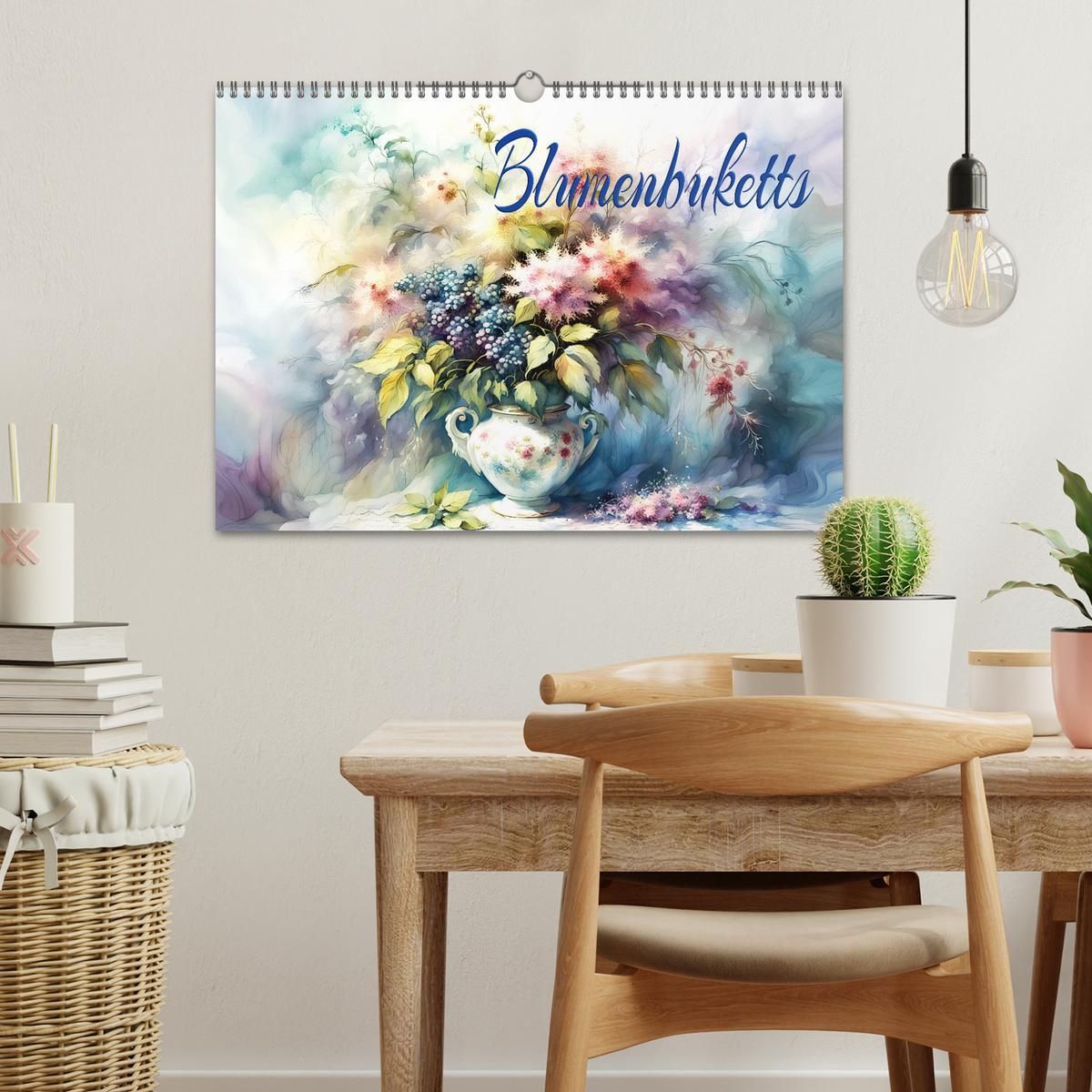 Bild: 9783383811081 | Blumenbuketts (Wandkalender 2025 DIN A3 quer), CALVENDO Monatskalender