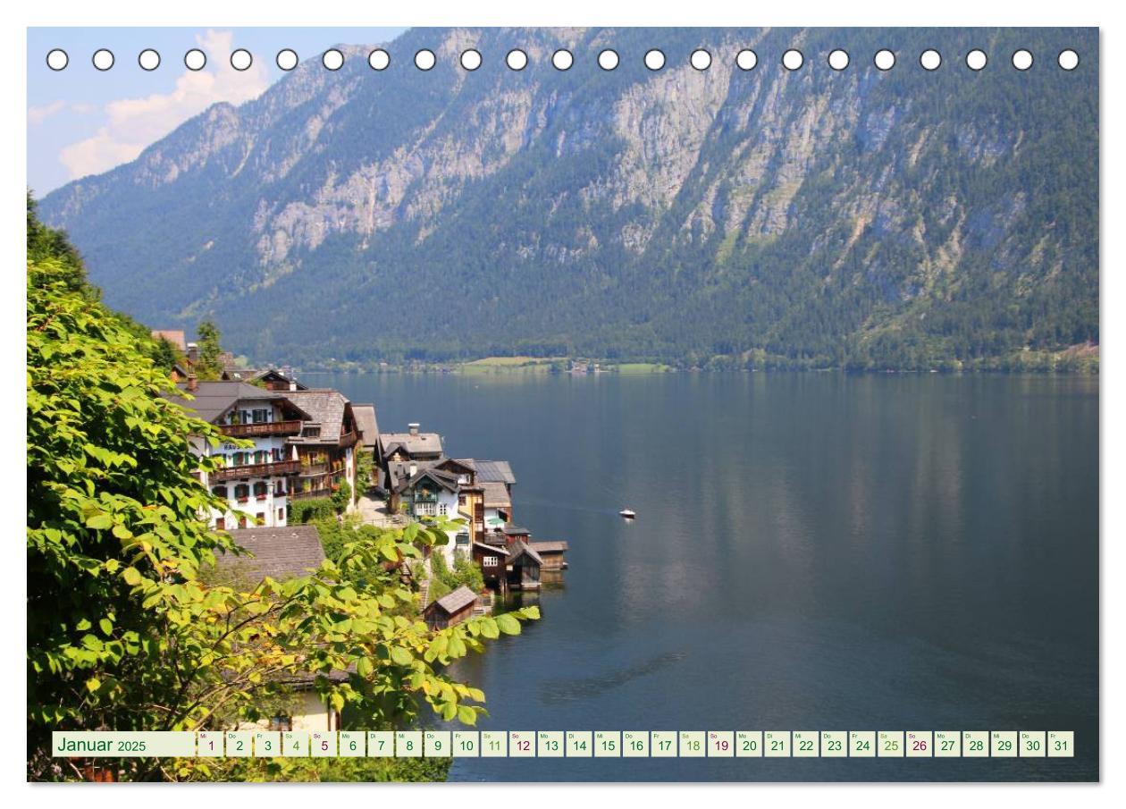 Bild: 9783435583386 | Hallstatt, Marktgemeinde am Hallstätter See (Tischkalender 2025 DIN...