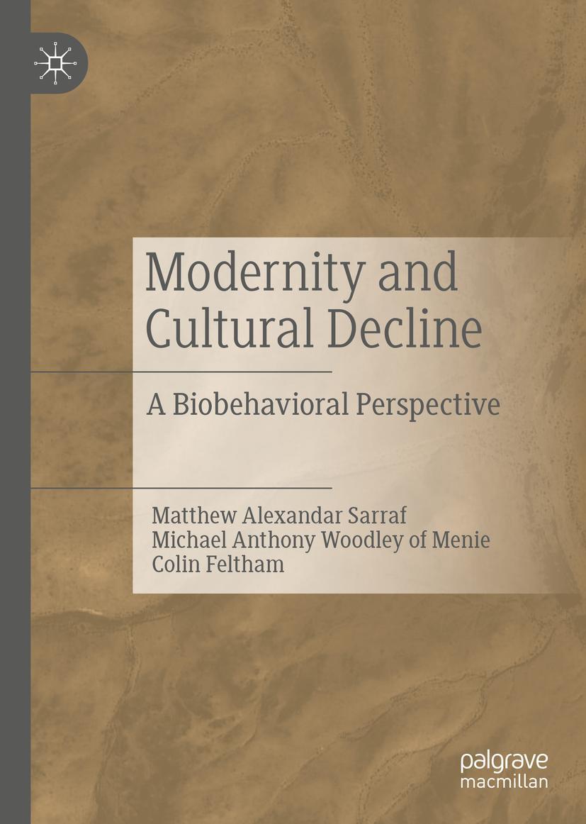 Cover: 9783030329839 | Modernity and Cultural Decline | A Biobehavioral Perspective | Buch