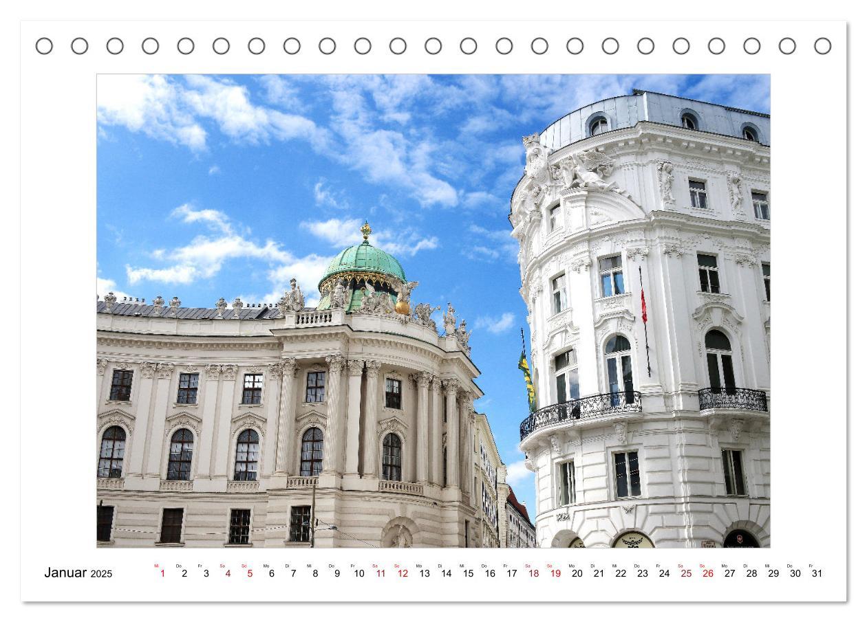 Bild: 9783457219843 | Bezauberndes Wien (Tischkalender 2025 DIN A5 quer), CALVENDO...