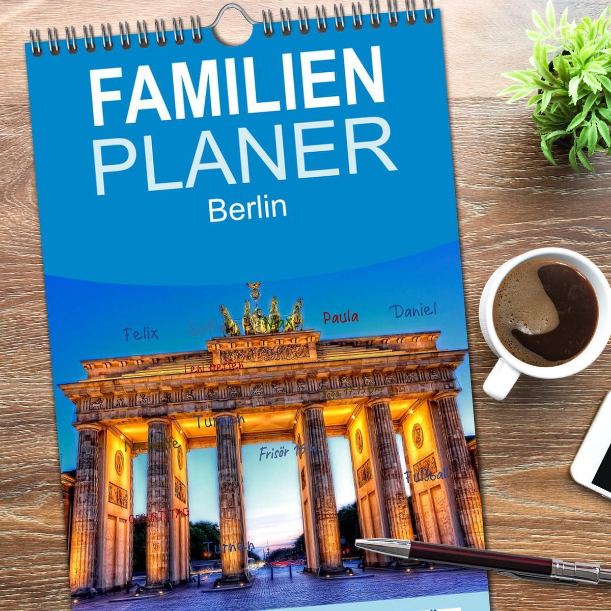 Bild: 9783457118542 | Familienplaner 2025 - Berlin mit 5 Spalten (Wandkalender, 21 x 45...