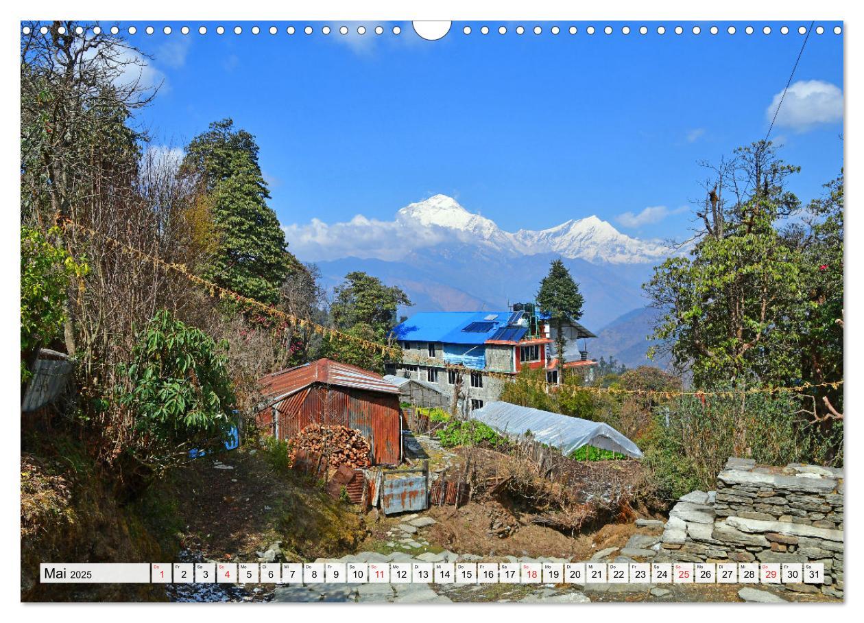 Bild: 9783435143108 | Wohnen im HIMALAYA (Wandkalender 2025 DIN A3 quer), CALVENDO...