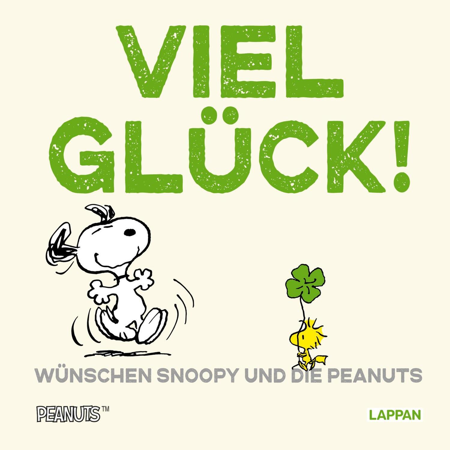 Cover: 9783830364443 | Peanuts Geschenkbuch: Viel Glück wünschen Snoopy und die Peanuts!