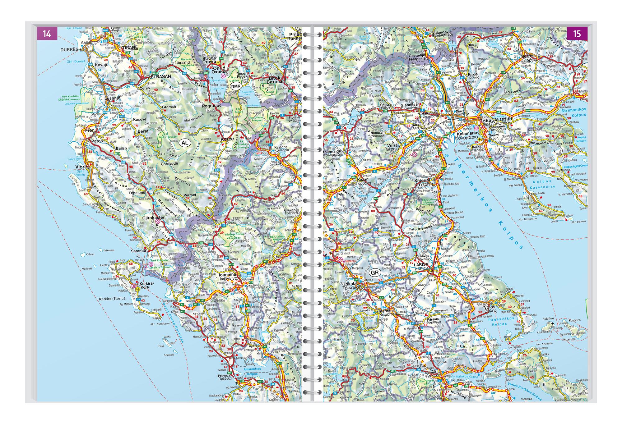 Bild: 9783707922899 | Westbalkan, Autoatlas 1:150.000, freytag &amp; berndt | Freytag &amp; Berndt