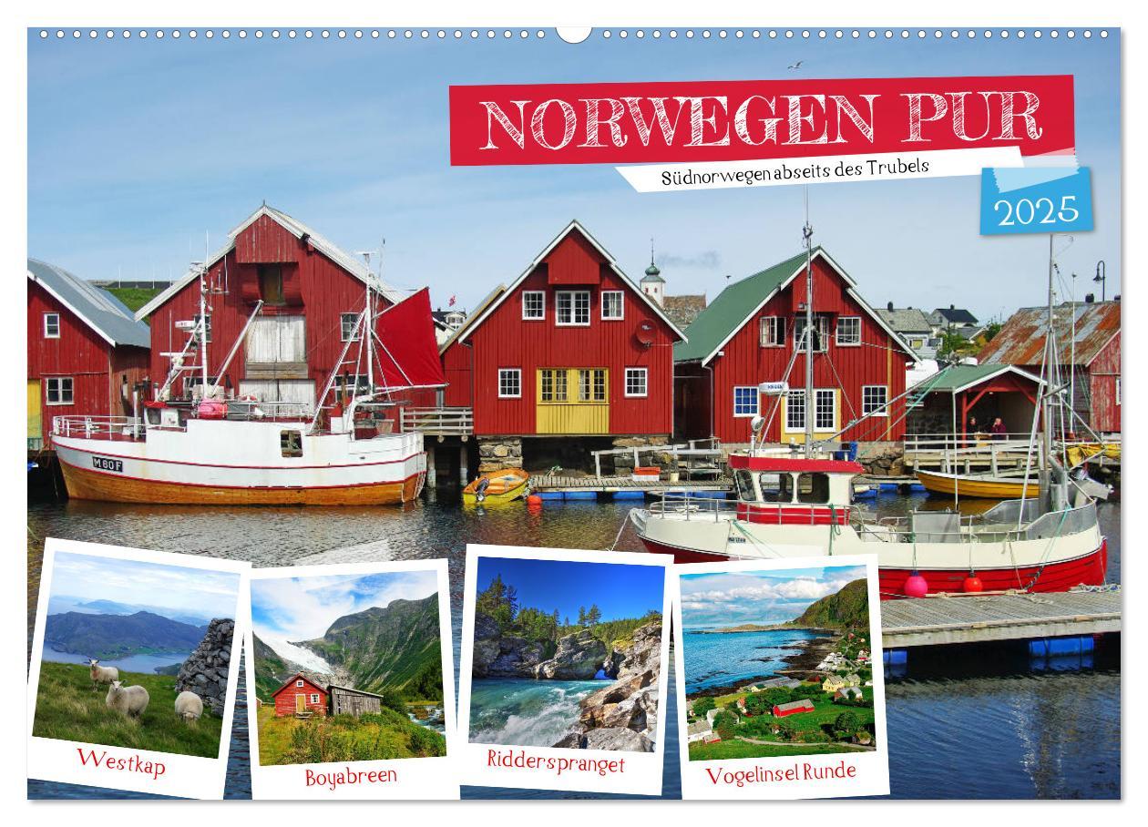 Cover: 9783435470440 | Norwegen PUR (Wandkalender 2025 DIN A2 quer), CALVENDO Monatskalender