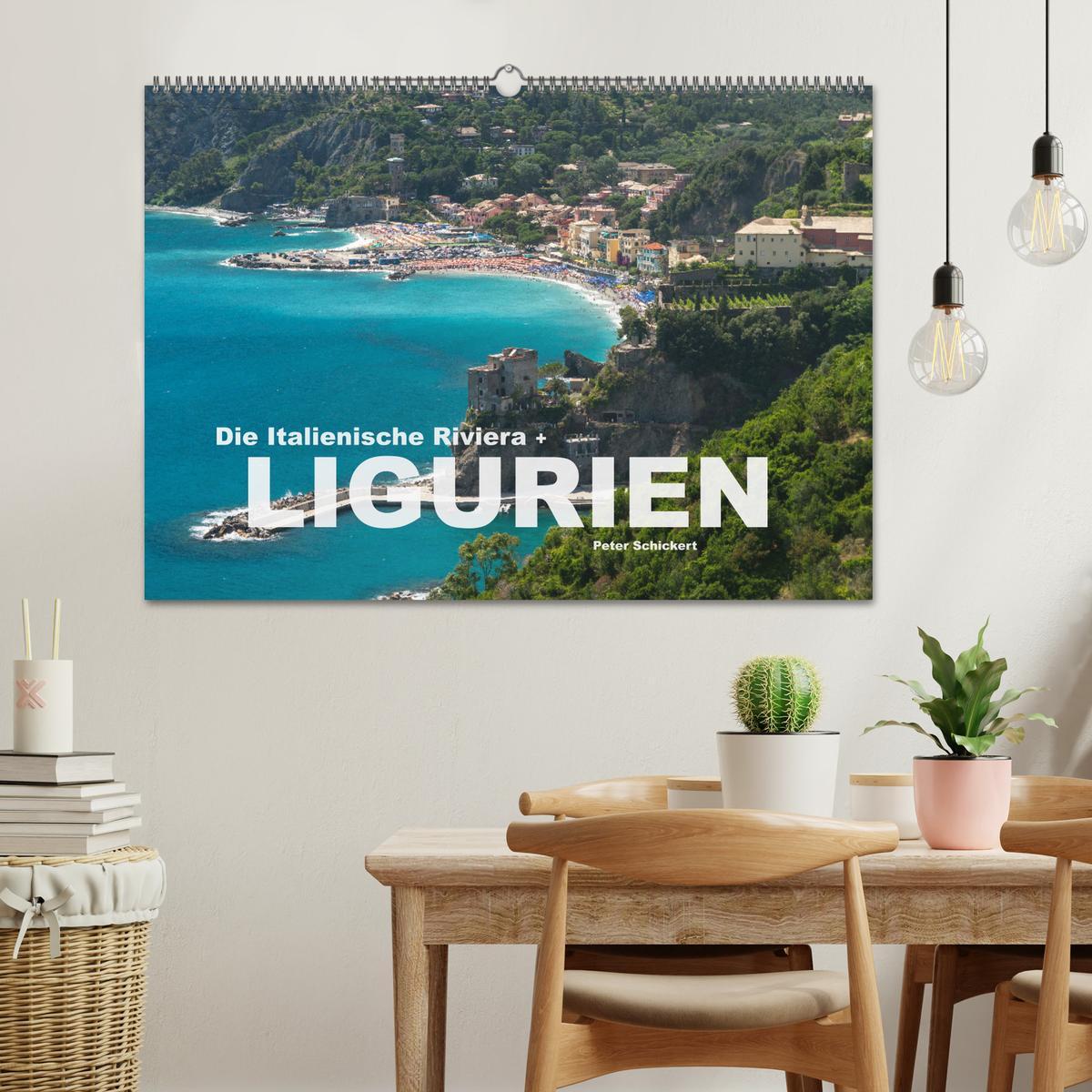 Bild: 9783383840579 | Die Italienische Riviera - Ligurien (Wandkalender 2025 DIN A2...