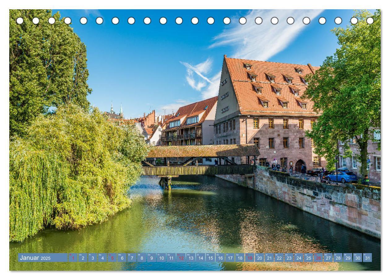 Bild: 9783435298259 | Nürnberg - Historische Altstadt (Tischkalender 2025 DIN A5 quer),...