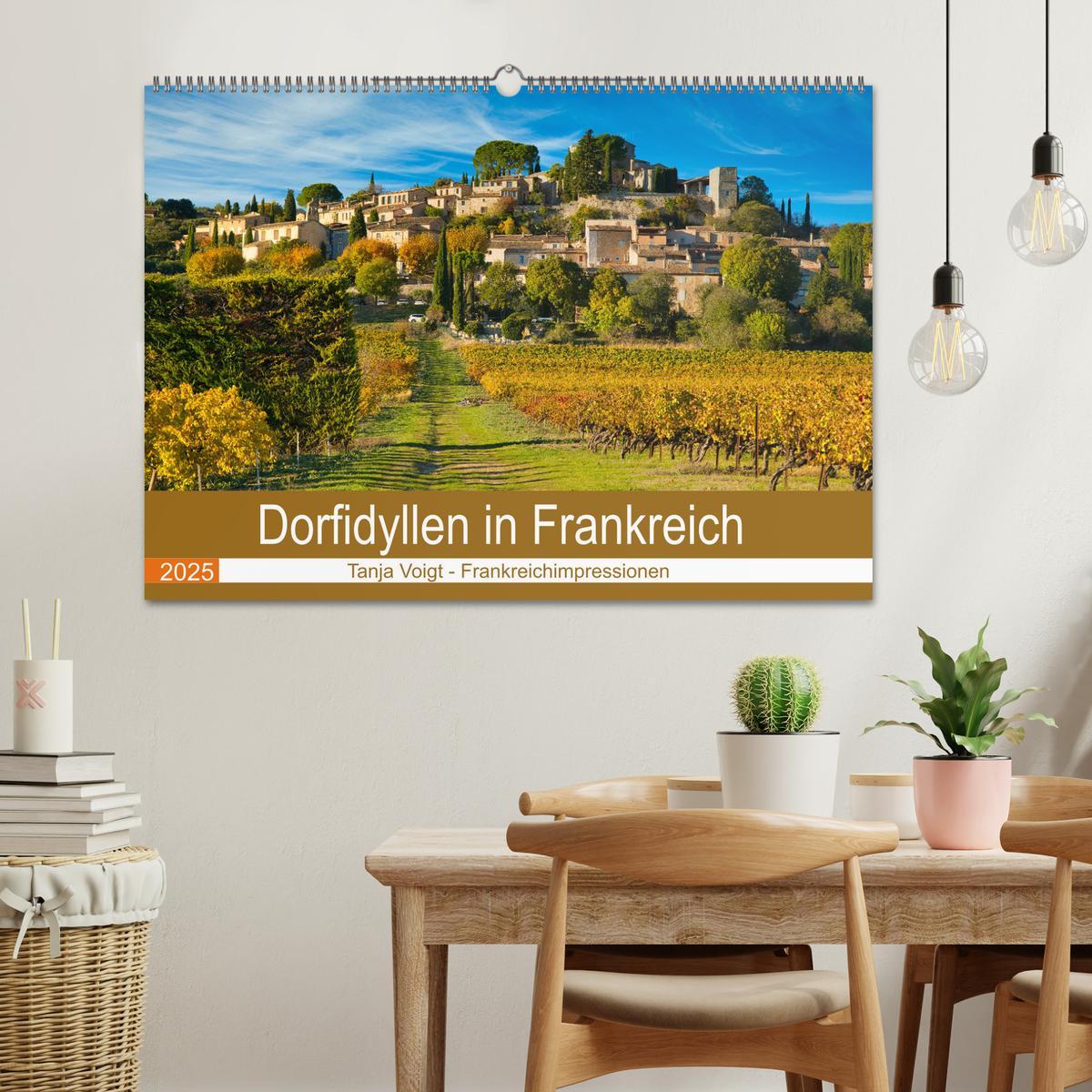 Bild: 9783383790843 | Dorfidyllen in Frankreich (Wandkalender 2025 DIN A2 quer), CALVENDO...