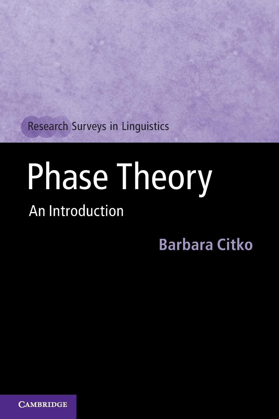 Cover: 9781107612433 | Phase Theory | Barbara Citko | Taschenbuch | Paperback | Englisch