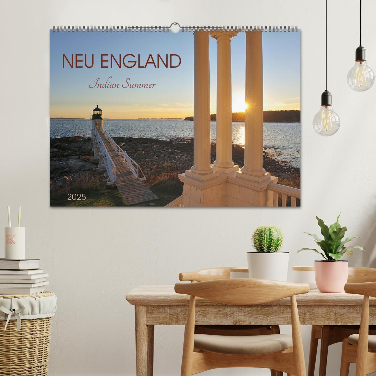 Bild: 9783457169148 | Neu England, Indian Summer (Wandkalender 2025 DIN A2 quer),...