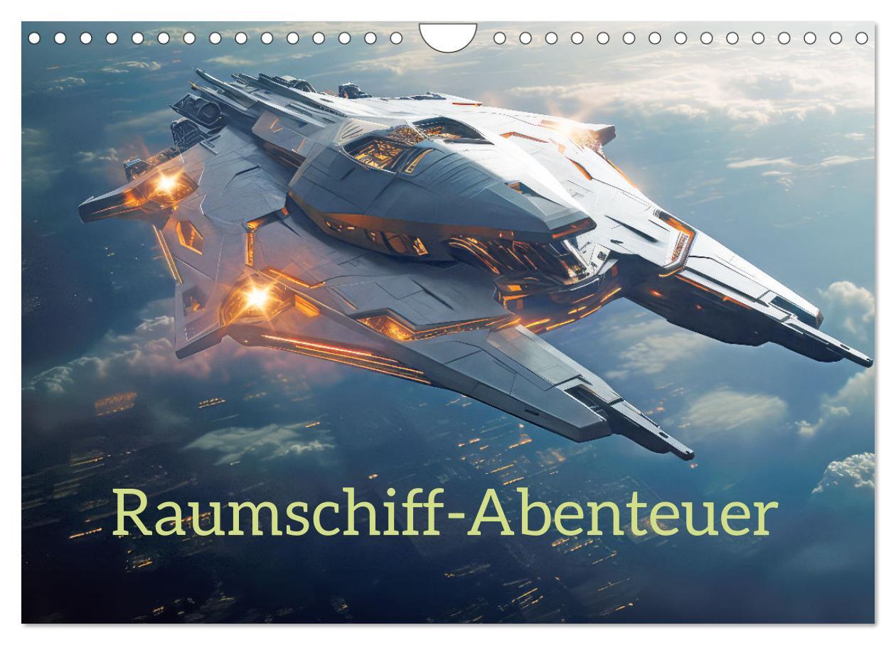 Cover: 9783383780691 | Raumschiff-Abenteuer (Wandkalender 2025 DIN A4 quer), CALVENDO...