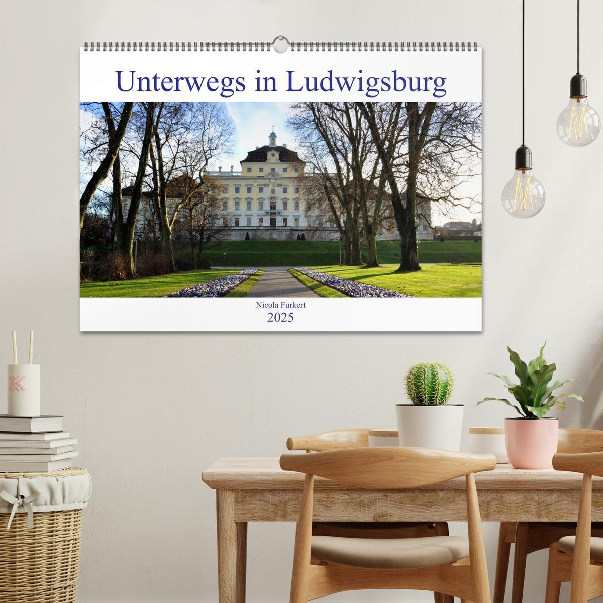 Bild: 9783435375714 | Unterwegs in Ludwigsburg (Wandkalender 2025 DIN A2 quer), CALVENDO...