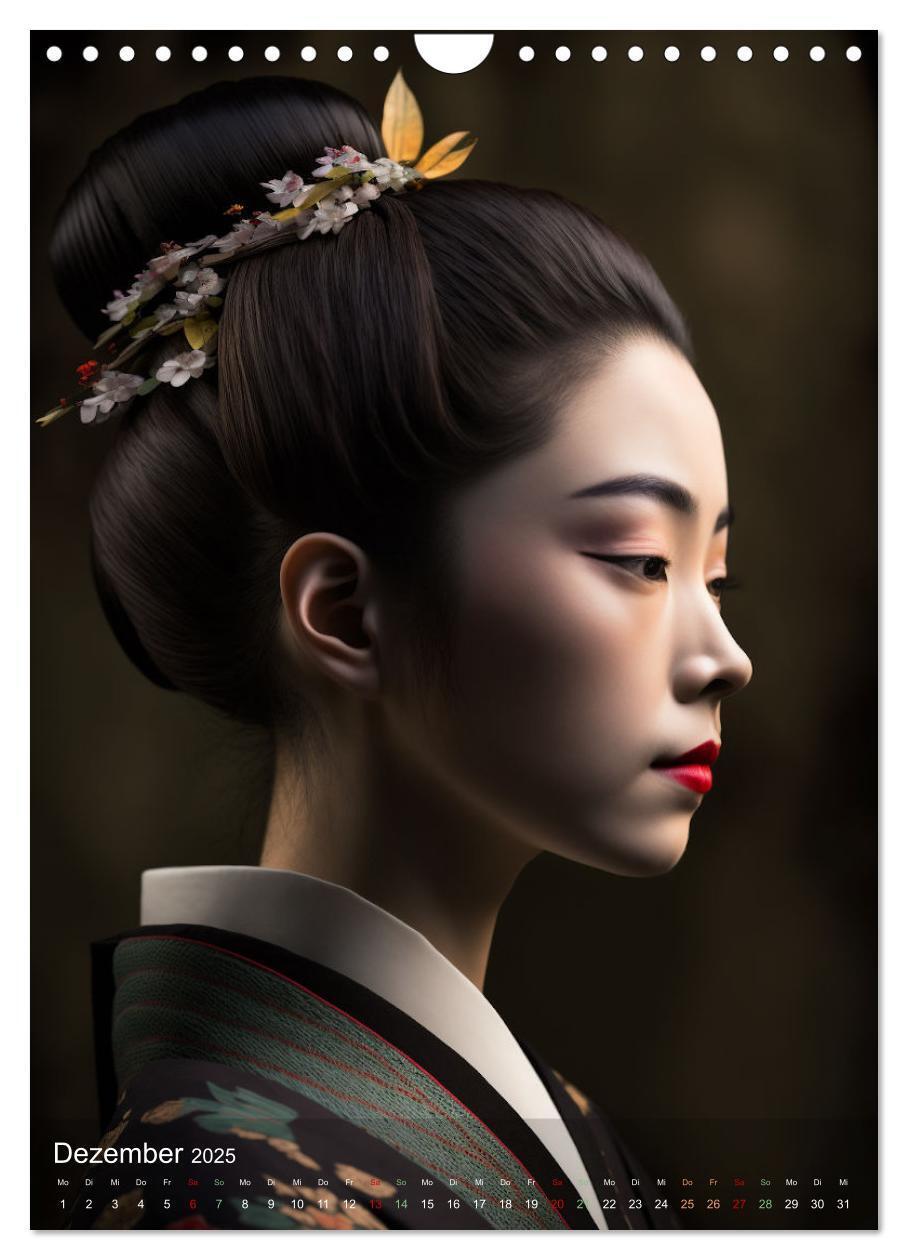 Bild: 9783435881864 | Wunderschöne Portraits Japanischer Geishas (Wandkalender 2025 DIN...