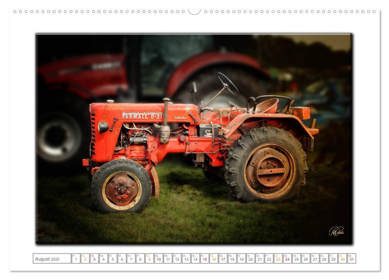 Bild: 9783435630066 | Oldtimer - Traktor Liebe (Wandkalender 2025 DIN A2 quer), CALVENDO...